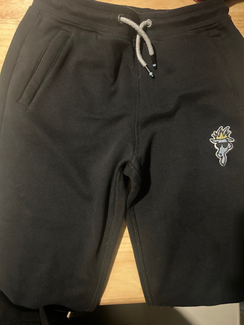 Goat USA Black Fleece Drawstring Sweatpants size youth XL